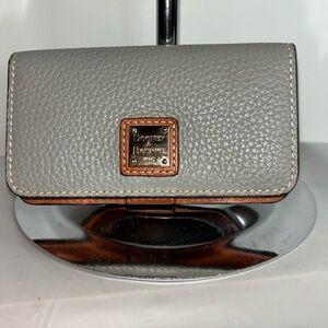 Dooney & Bourke Pebble Leather Phone & CC Case